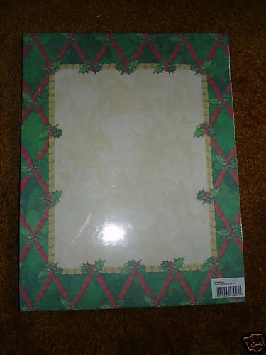 LETTERHEAD PAPER 100 CT BY GEOGRAPHICS HOLLY LATTICE - Image 1 of 1