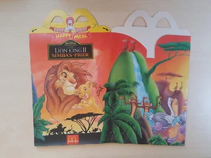 Rey León II Simba's Pride Walt Disney - McDonalds caja de comida feliz sin usar #B2538 - Imagen 1 de 1