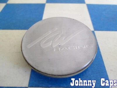 ICW гонки колеса [56] б/у серебро центральный колпак # H045 (QTY. 1)   - Изображение 1 из 4