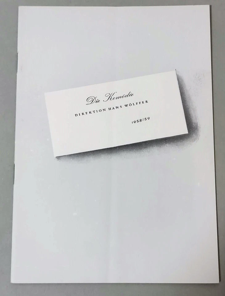 1958/59  Programmheft Komödie am Kurfürstendamm "Zwei Berliner in Paris" - Bild 1 von 1