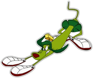 Marvin the Martian Dog STICKER 3M USA MADE K9 TRUCK VEHICLE WINDOW CAR LAPTOP - Bild 1 von 3