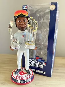 DAVID ORTIZ Boston Red Sox 2013 WORLD SERIES Champ & MVP Trophies Bobblehead NIB - Picture 1 of 2