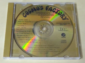 CREEDENCE CLEARWATER REVIVAL COSMOS FACTORY 24 KARAT GOLD CD 1993 DCC GZS-1031 - Picture 1 of 18