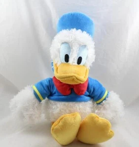 DONALD DISNEYPARKS PLÜSCHTIER TEE SHIRT BLAU ROTER KNOTEN LANGHAAR 40 CM - Bild 1 von 2