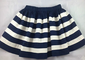 GAP KIDS NAVY/WHITE STRIPE LINED SKIRT SIZE XS/4-5 CRUISE WEAR, YACHT, BOATING - Picture 1 of 2