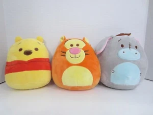 Squishmellows Disney Winnie the Pooh, Tiger, and Eeyore 8 inches - Picture 1 of 9