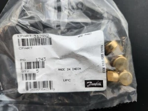 (5 Pk) 3129X2  Danfoss | Pipe Adapter | Cap  1/8" Female NPTF Short Thread Brass - Picture 1 of 1