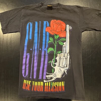 Camisa De Colección 1993 Guns And Roses USE YOUR ILLUSION G'N'F''N'R'S TOUR M Brockum Foto 1 de 4