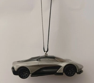 Aston Martin Valhalla Concept personalizado adorno de coche de Navidad 1/64 diecast plateado Foto 1 de 2