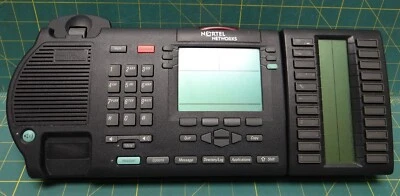 Nortel NTMNG34GA70 IP Telecom Telephone & NTMN37BA70 Expansion Module  - Image 1 of 4