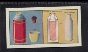 ¿CÓMO UN FRASCO DE VACÍO MANTIENE SU CALOR? - Tarjeta de tabaco inglesa de 80 + años # 20 - Imagen 1 de 2