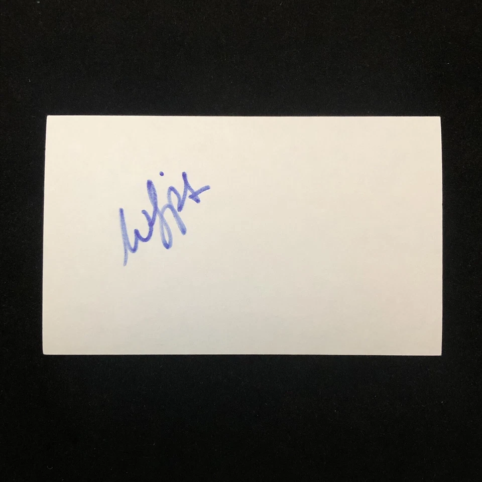 Tarjeta de índice autografiada firmada por Webb Simpson 3x5 PGA Tour Golfer Masters EE. UU. Foto 1 de 1