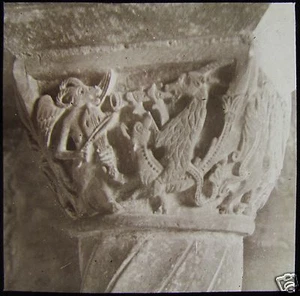Glass Magic Lantern Slide CAPITAL ST GABRIELS CHAPEL CANTERBURY DATE 1901 PHOTO  - Picture 1 of 2