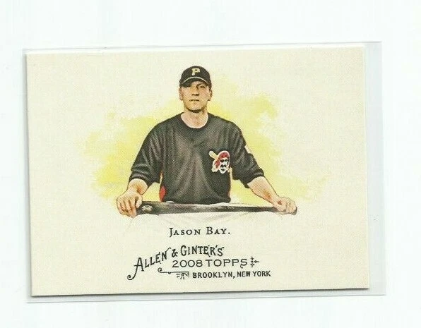 JASON BAY (Pittsburgh) 2008 TOPPS ALLEN & GINTER SP HIGH-NUMBER CARD #303 - Image 1 of 1