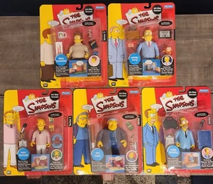 Playmates All Star Voices Simpsons Lot - Brad Fat Tony Herb Lionel Troy McClure - Picture 1 of 1