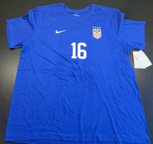 Nike Tee USA Rose Lavelle Soccer Jersey Shirt Blue XL NWT G4 - Picture 1 of 9