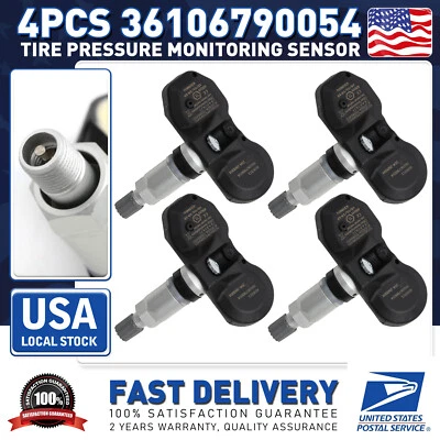 4PCS Programmed Tire Pressure Monitor Sensor 36106790054 For BMW 640i 2012-2013 - Imagem 1 de 4