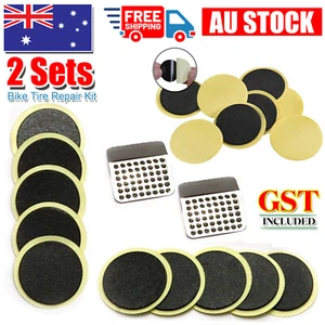 Bicycle Tube Glueless Patch Kit - 20 Pieces - Bike Puncture Repair Kit AU STOCK - Picture 1 of 8