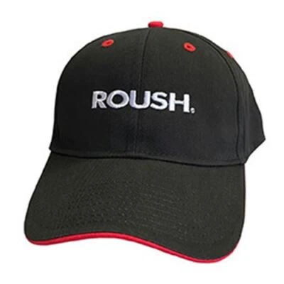 Sombrero - Gorra negra/roja con logotipo Roush * Imprescindible para propietarios de la etapa 3, P-51 ¡ENVÍO GRATUITO! Foto 1 de 2