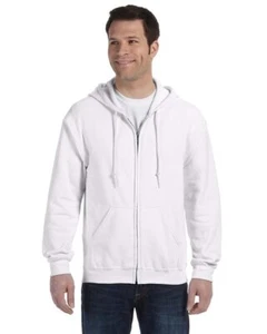 Gildan G186 Adult Heavy Blend 8 oz., 50/50 Full-Zip Hooded Sweatshirt - Picture 1 of 19