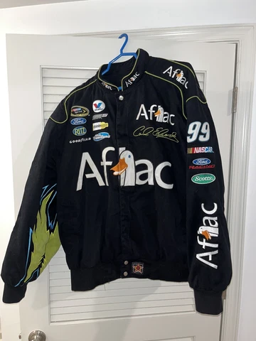 NASCAR Aflac Jacket Coat 99 CARL EDWARDS ROUSH Racing JH Design Size Men's 2XL Cover