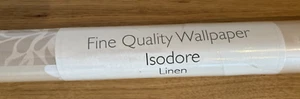 Laura Ashley Wallpaper Isodore Linen - 1 ROLL - Batch W062410-A/1 - Picture 1 of 8