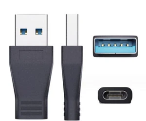 USB A 3.0 USB C 3.1 OTG Converter Extension Adapter | Male to Female  - Picture 1 of 8