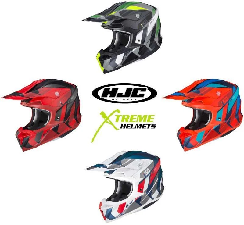 Casco HJC i50 Vanish Off Road Dirt Bike MX Grande Eyeport DD-Ring DOT ECE XS-2XL Foto 1 de 1