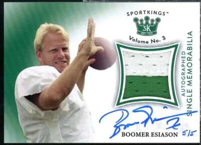 Boomer Esiason 2022 Sportkings Volume 3 Autographed Single Memorabilia #AM-BE  - Image 1 of 2