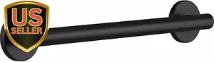 Contemporary (1-Pack) 18' Shower Grab Bar ADA Compliant Matte Black 450 Lb Capac - Picture 1 of 8