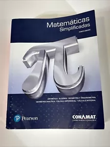 MATEMATICAS SIMPLIFICADAS 4th Edition Cuarta Edicion 4 ED. Book by CONAMAT - Picture 1 of 9