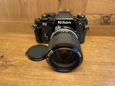 *Near Mint ++* Nikon FG Black Film Camera Ai Zoom Nikkor 43-86mm F/3.5 Lens /JPN - Image 1 of 4