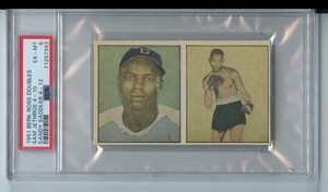 1951 Berk Ross Panel Jethroe/Saddler  PSA 6