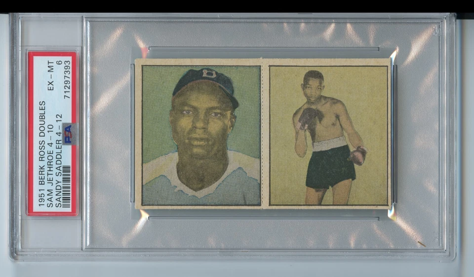 1951 Berk Ross Panel Jethroe/Saddler  PSA 6 - Image 1 of 1