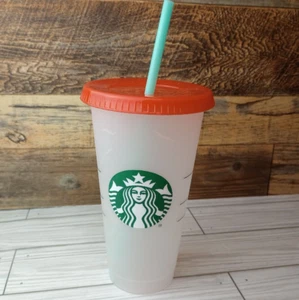 Starbucks Summer 2020 Color Changing Confetti Swirl Reusable Cold Cup 24oz - Picture 1 of 11