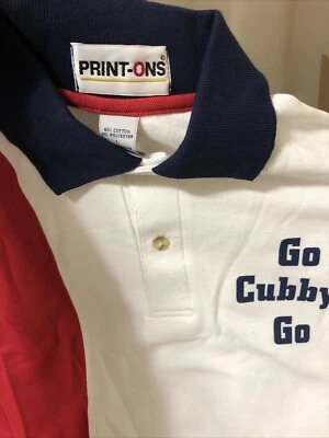 Chicago Cubs Go Cubbys Go Wrigley Field Giveaway L Short Sleeve (22”x18”)Sealed - Image 1 of 4