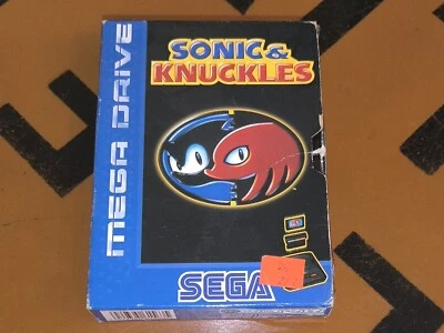 ## SEGA Mega Drive - Sonic & Knuckles - komplett, mit Gebrauchsspuren ## - Bild 1 von 4