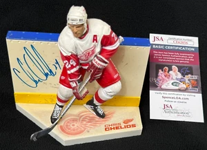 Chris Chelios Signed Detroit Red Wings McFarlane Figure JSA COA - Picture 1 of 4