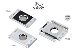 TAGLIASIGARI CIGAR CUTTER GHIGLIOTTINA 2 LAME RING 52 20,5 mm LUBINSKI LUX FTL60 - Foto 1 di 1
