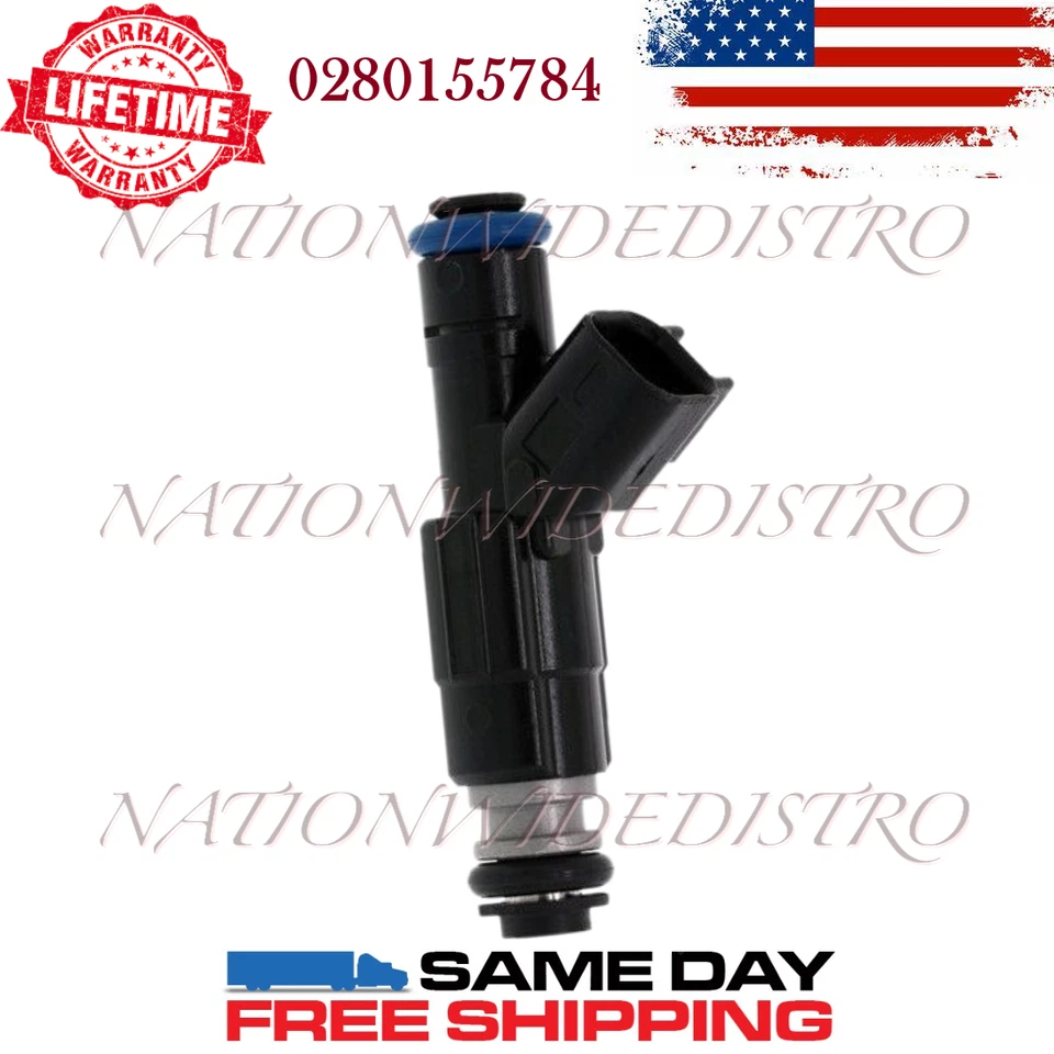 1 оригинальная топливная форсунка Bosch для 98–00 Chrysler Plymouth Breeze Dodge Caravan неоновая - Изображение 1 из 4