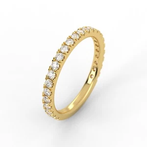 0.30ct IGI Certified Lab Grown Diamond Engagement Wedding Ring Round 14k Gold - Picture 1 of 5