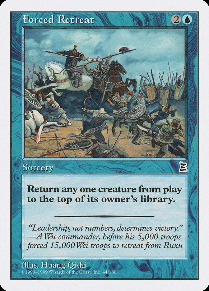 Forced Retreat [Portal Three Kingdoms] Magic MTG - Image 1 of 1