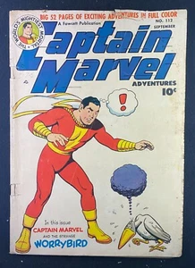 Captain Marvel Adventures (1941) #112 en muy buen estado (4,0) C. C. Beck Fawcett Publications - Imagen 1 de 2