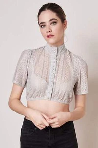 Blusa Dirndl Kali von Krüger gris - Imagen 1 de 13