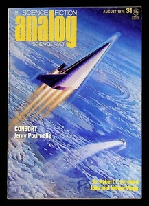 Science Fiction Analog August 1975 Jerry Pournelle Roger Zelazny Hayford Peirce - Picture 1 of 3