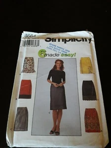 Simplicity Muster 8664 Misses Rock Größe 10-12 ungeschnitten - Bild 1 von 2