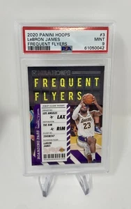 2020 Panini Hoops LeBron James Frequent Flyers 3 PSA-Graded 9 Mint Card - Picture 1 of 2