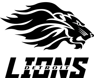 Calcomanía de vinilo auto camión pegatina pared fútbol americano NFL - logotipo de Detroit Lions v4 Foto 1 de 4