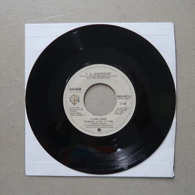 T.G. SHEPPARD SMOOTH SAILIN/I CAME HOME TO MAKE LOVE TO YOU VINYL 45 WB 13-188 - Image 1 of 2