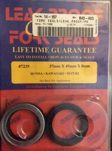 NOS Leak Proof Standard Fork Seals - 7239 - 49mm 37mm 7239 - Picture 1 of 1